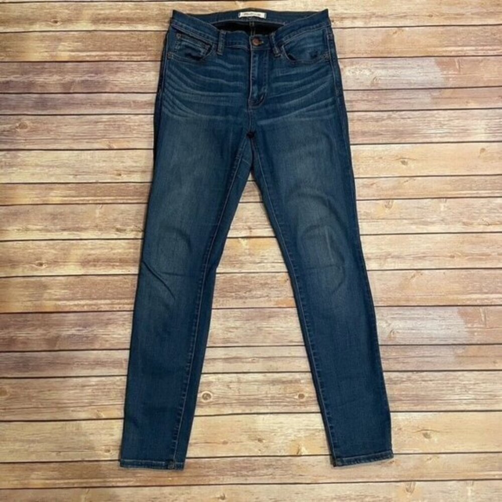 Madewell Roadtripper Skinny Jeans Orson Dark Wash Stretchy